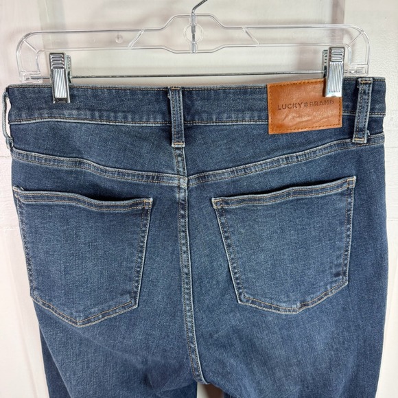 Lucky Brand Hayden Skinny Jeans Dark Wash Women's Size 10 30R - Picture 7 of 16
